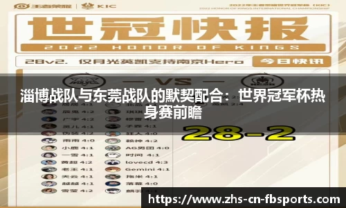 淄博战队与东莞战队的默契配合:世界冠军杯热身赛前瞻